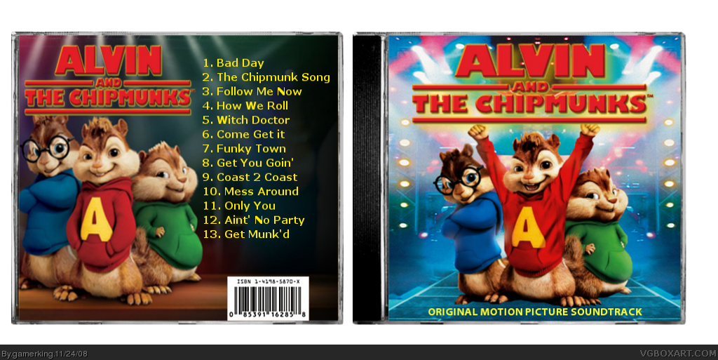 Alvin and the Chipmunks box cover