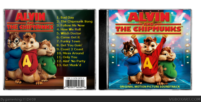 Alvin and the Chipmunks box art cover