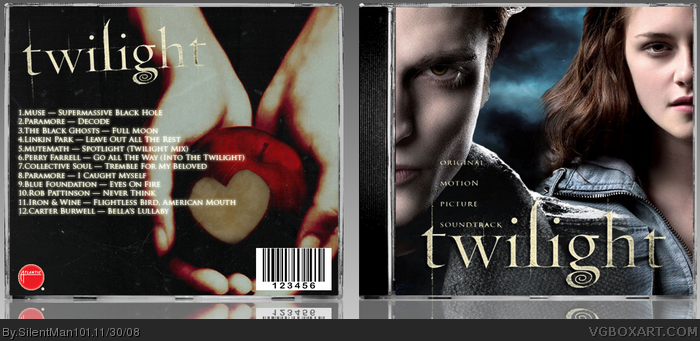 Twilight Motion Picture Soundtrack box art cover