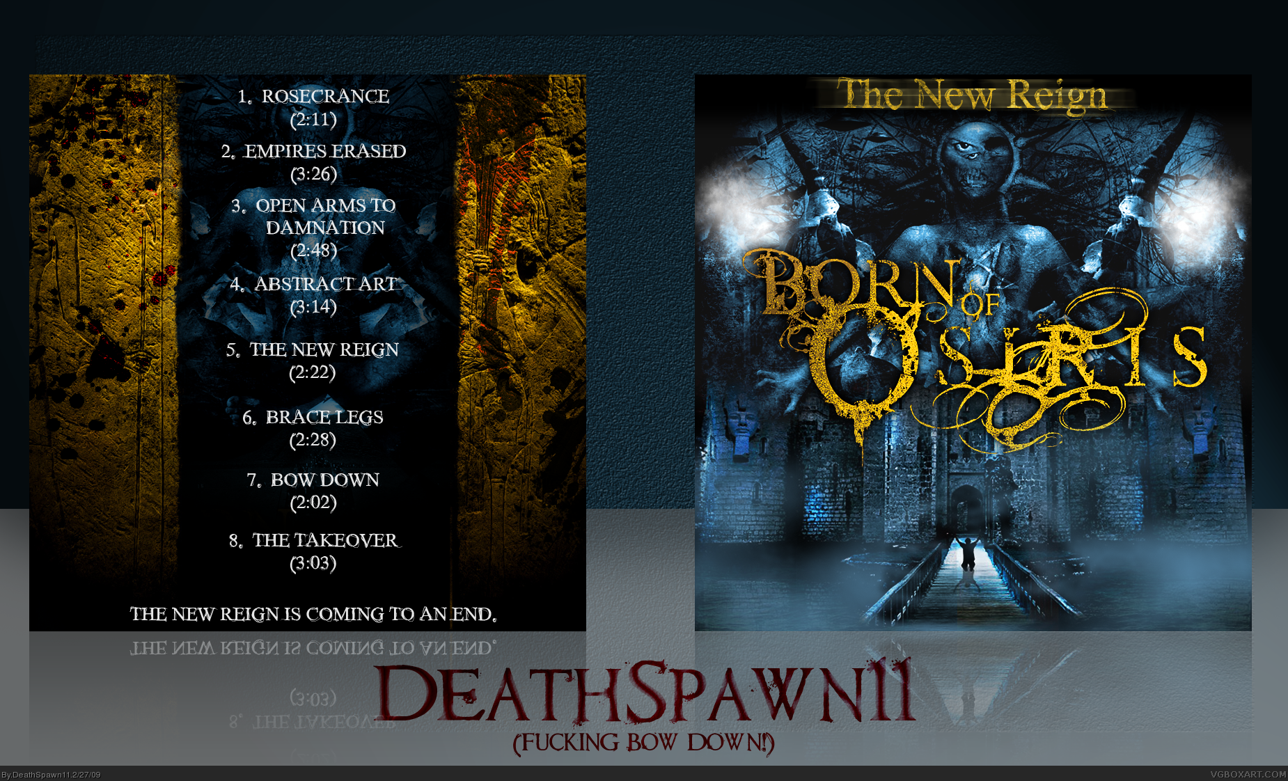 Born Of Osiris: The New Reign box cover
