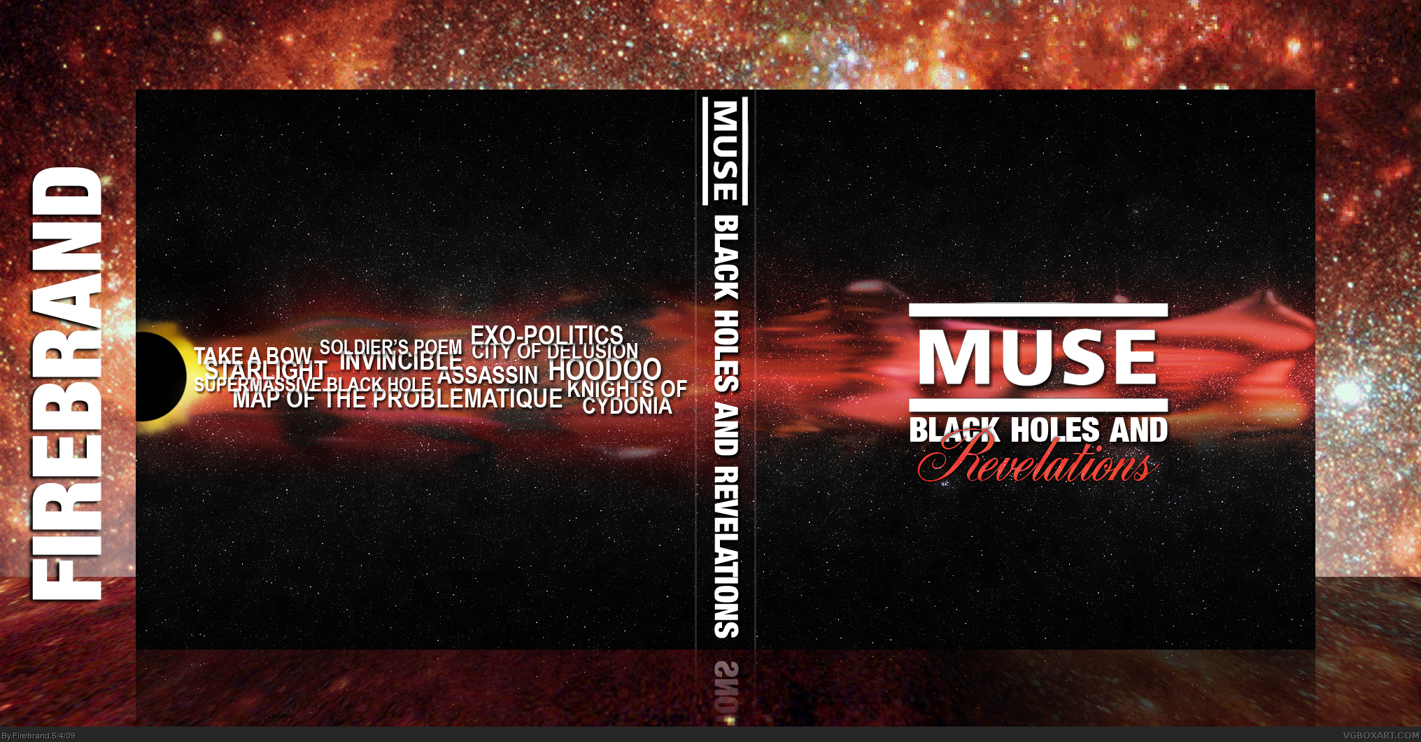 Muse: Black Holes and Revelations box cover