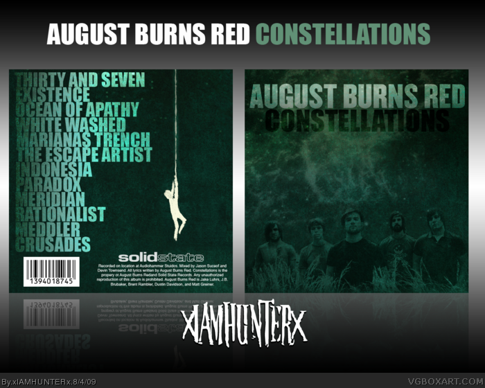 August Burns Red Constellations box art cover