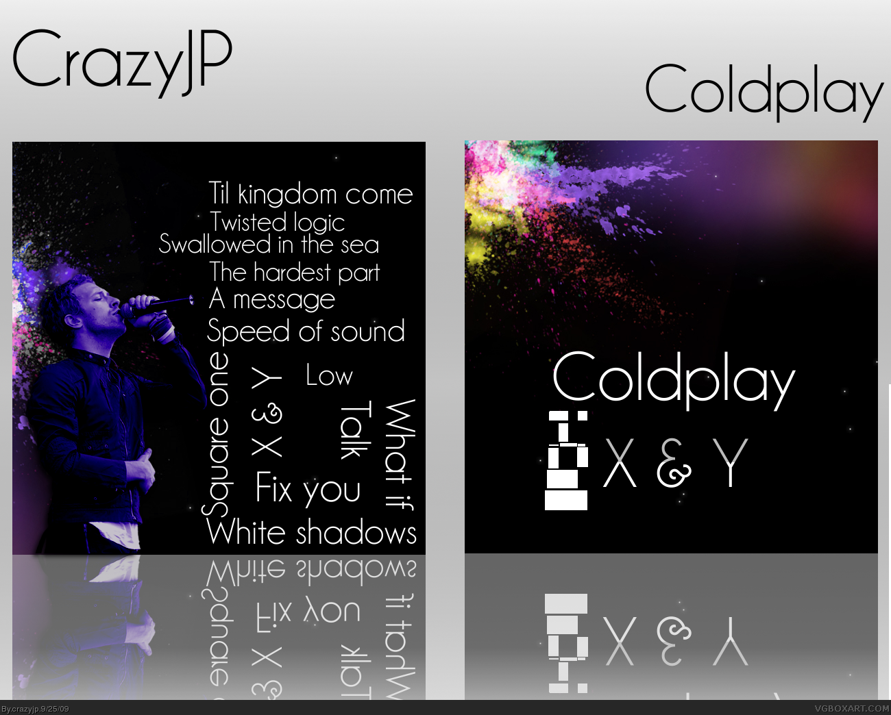 Coldplay - X & Y box cover