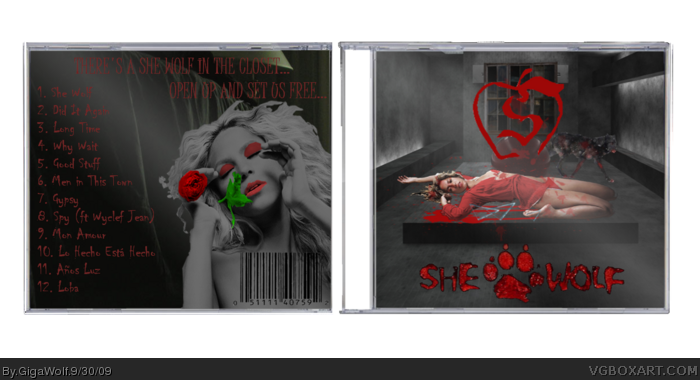 Shakira - She Wolf box art cover