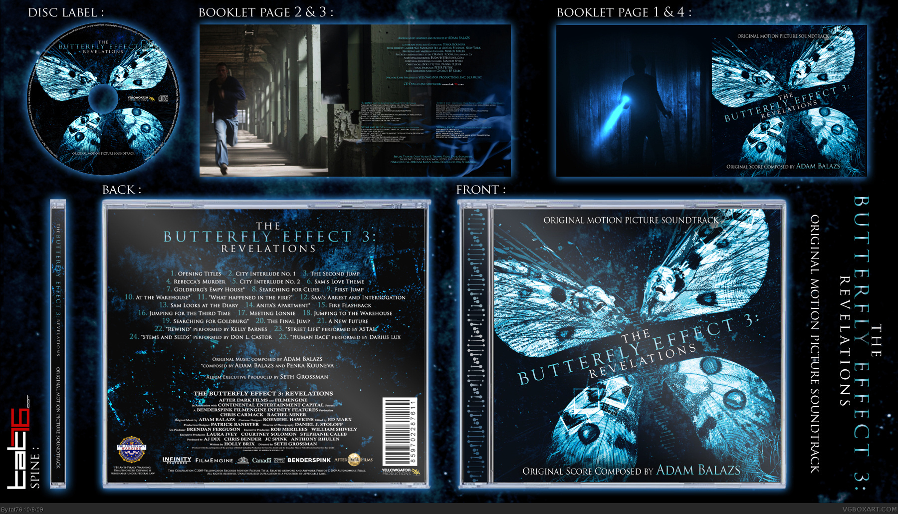 Butterfly Effect 3 (Soundtrack) box cover