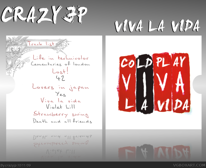 Coldplay:Viva La Vida Or Death And All His Friends box art cover