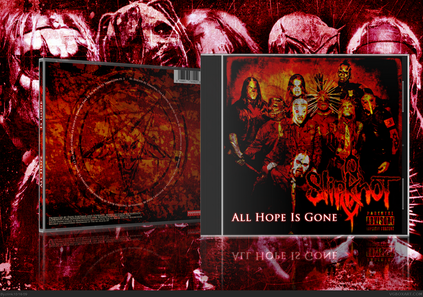 Slipknot - All Hope is Gone box cover
