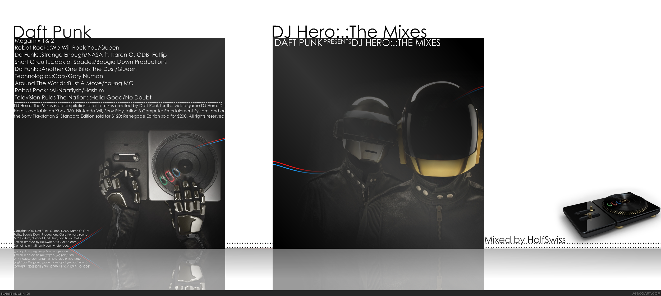 Daft Punk: DJ Hero:.:The Mixes box cover
