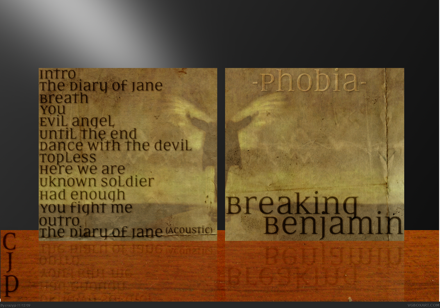 Breaking Benjamin: Phobia box cover