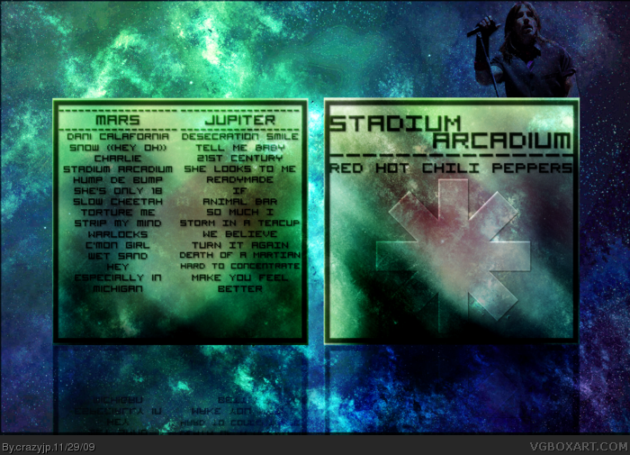 Red Hot Chili Peppers: Stadium Arcadium box art cover