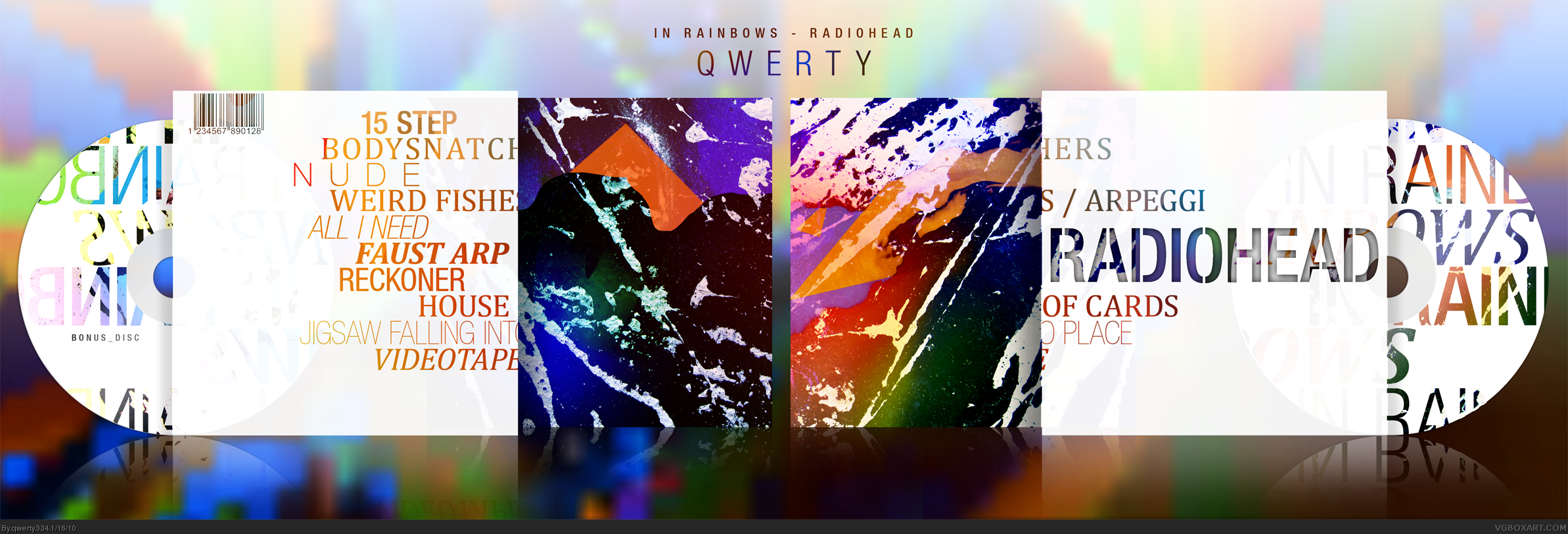 Radiohead: In Rainbows box cover