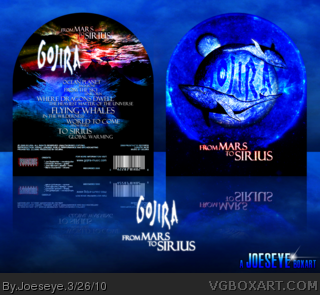 Gojira - From Mars to Sirius box art cover