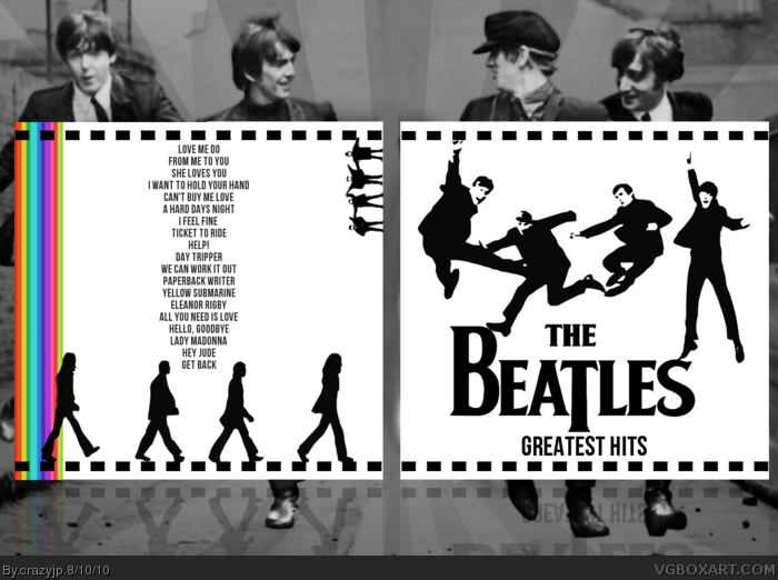 The Beatles: Greatest Hits Music Box Art Cover By Crazyjp