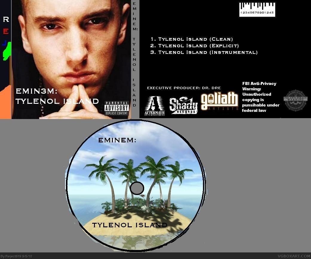 Eminem: Tylenol Island box cover