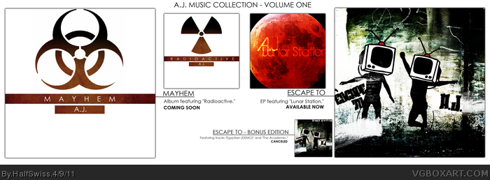 A.J. Music Collection - Volume 1 box art cover