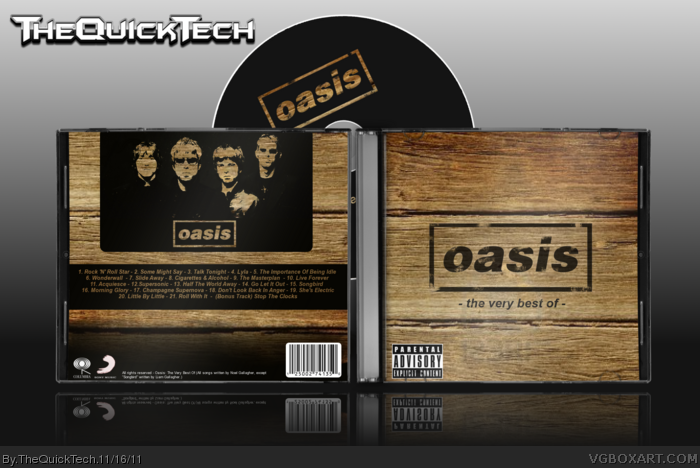 Oasis : The Very Best Of box art cover