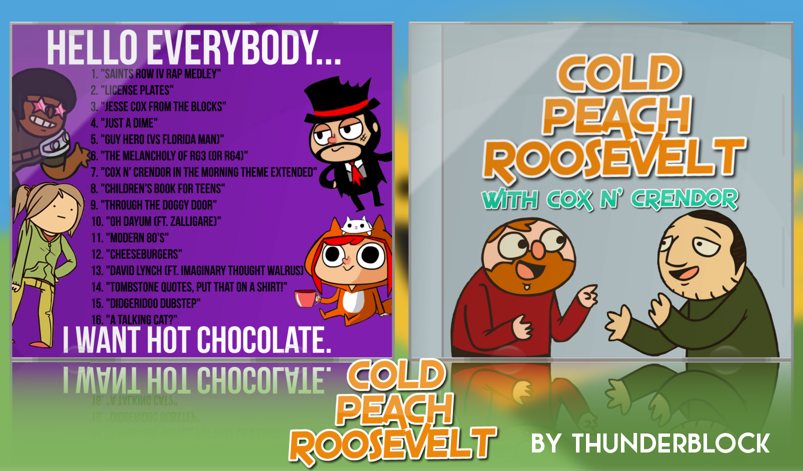 Cold Peach Roosevelt with Cox n' Crendor box cover