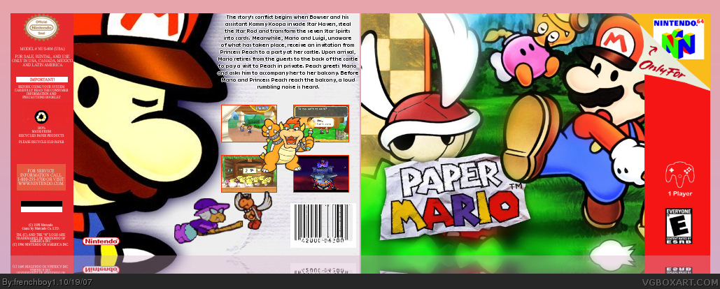 Paper Mario box cover