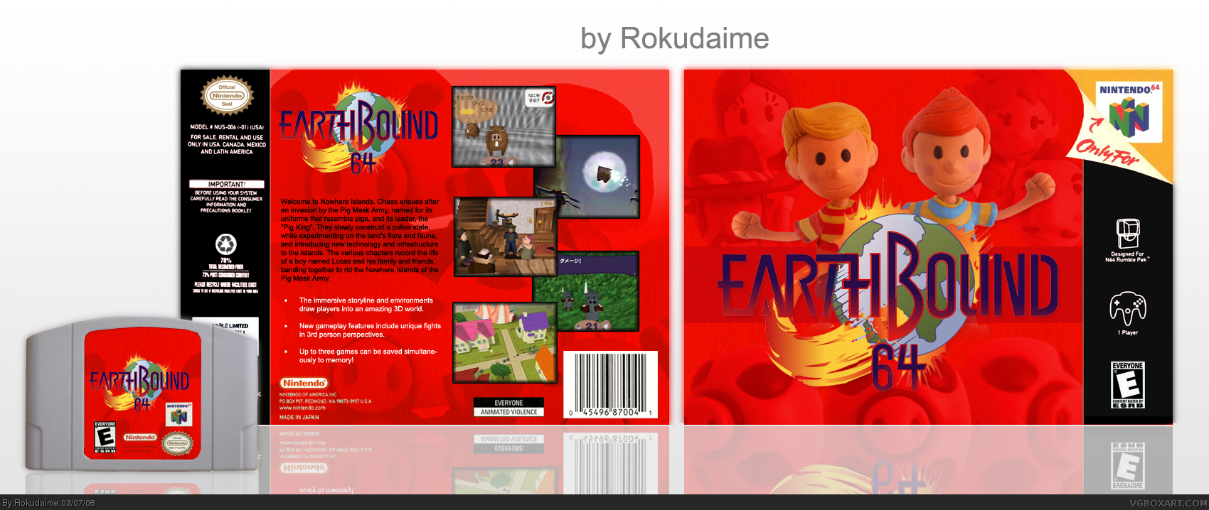 Earthbound 64 box cover