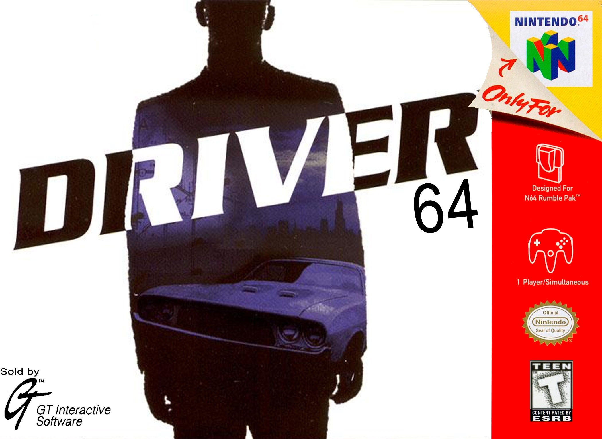 Driver 64 box cover