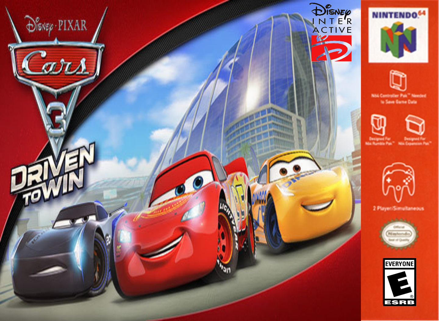 Cars 3: Driven to Win box cover