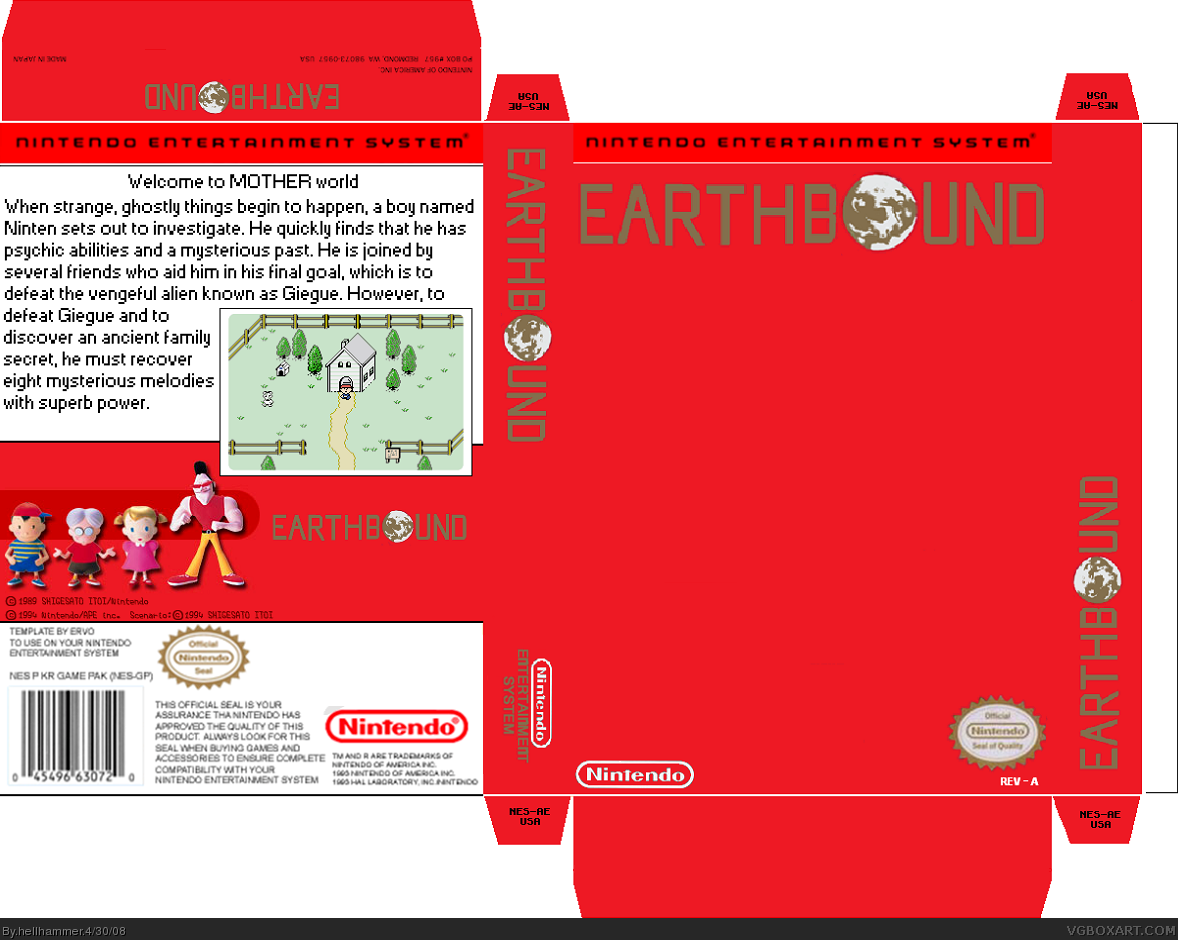 Earthbound box cover