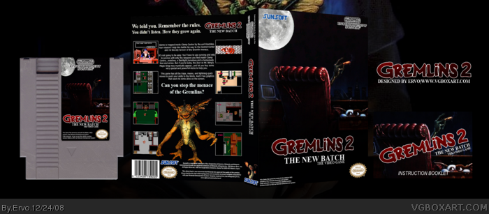 Gremlins 2: The New Batch box art cover