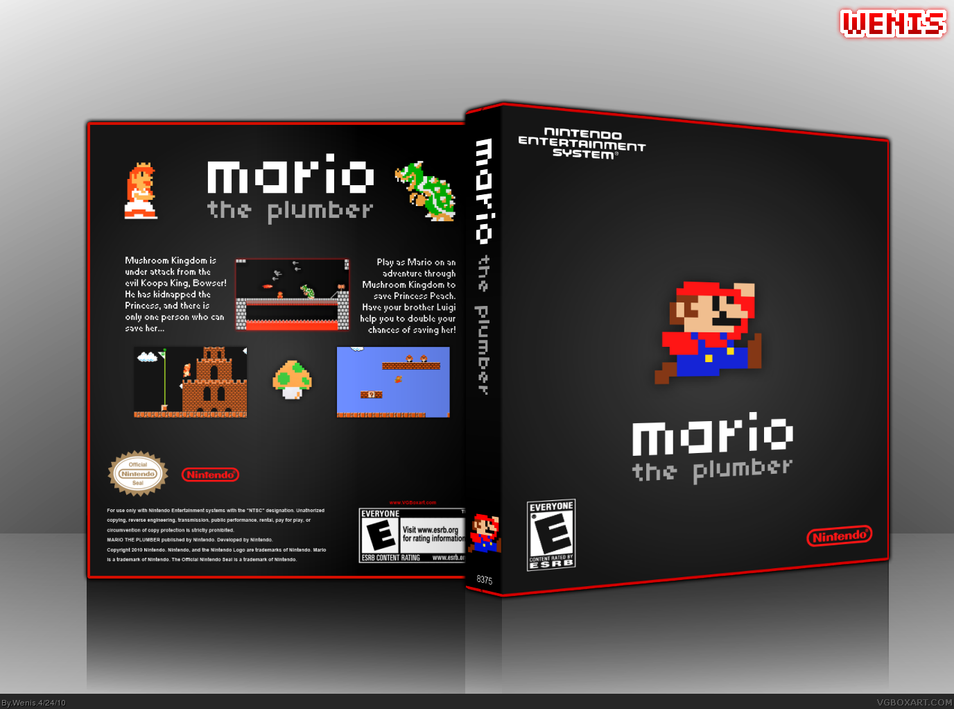 Super Mario Bros. box cover