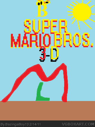 Super Mario Bros. 3-D box cover