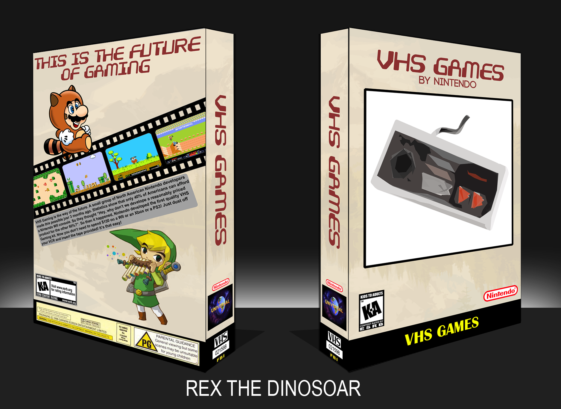 Nintendo VHS Games box cover