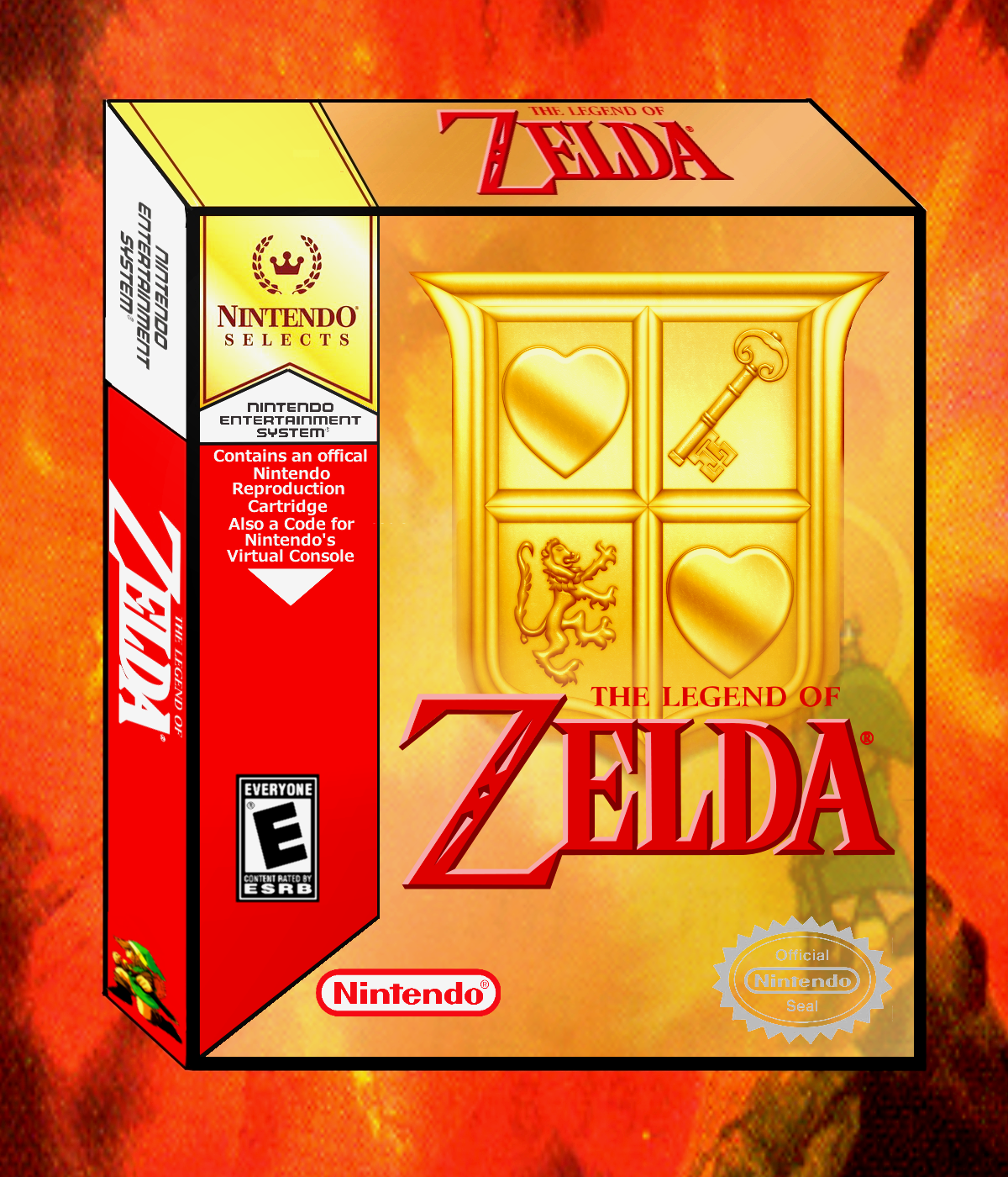 The Legend of Zeda (reproduction) box cover