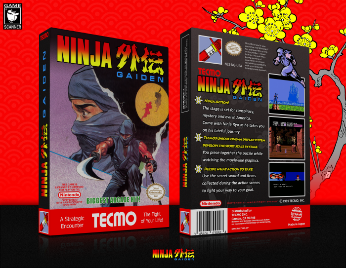 Ninja Ame Gaiden box art cover
