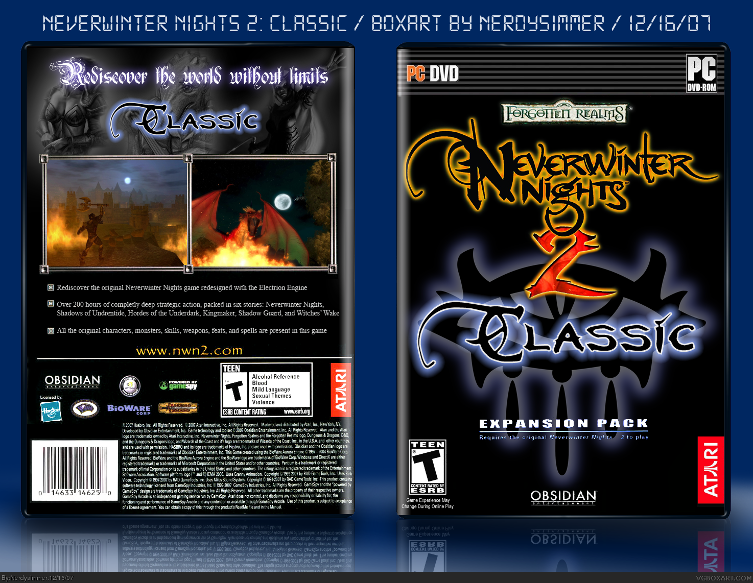Neverwinter Nights 2: Classic box cover