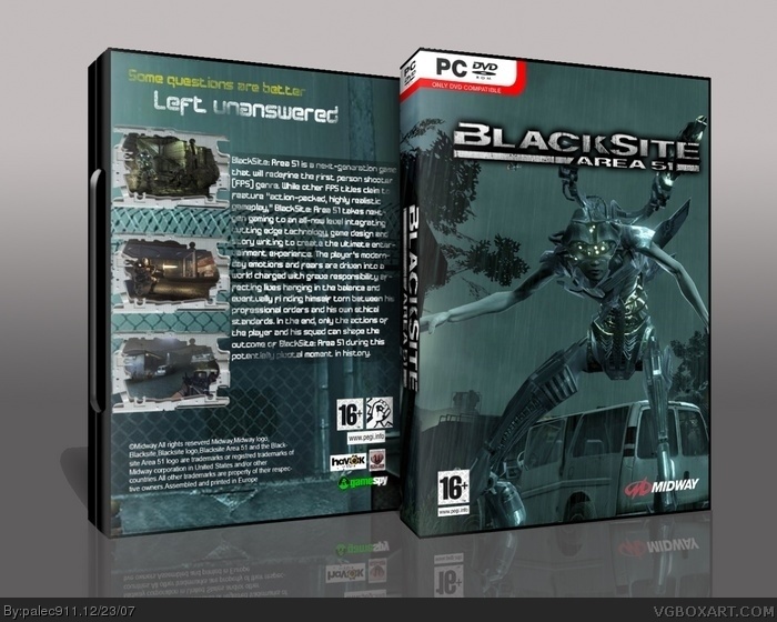 BlackSite : Area 51 box art cover