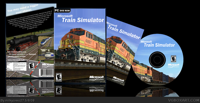 Microsoft Train Simulator box art cover