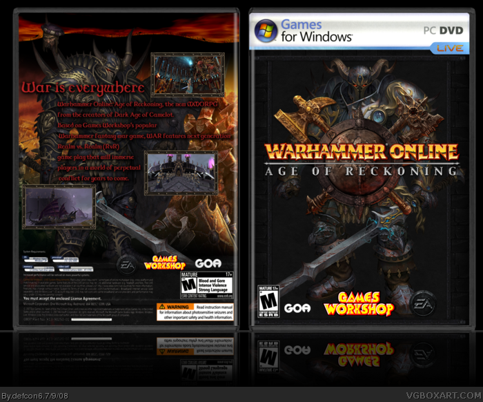 Warhammer Online: Age of Reckoning box art cover