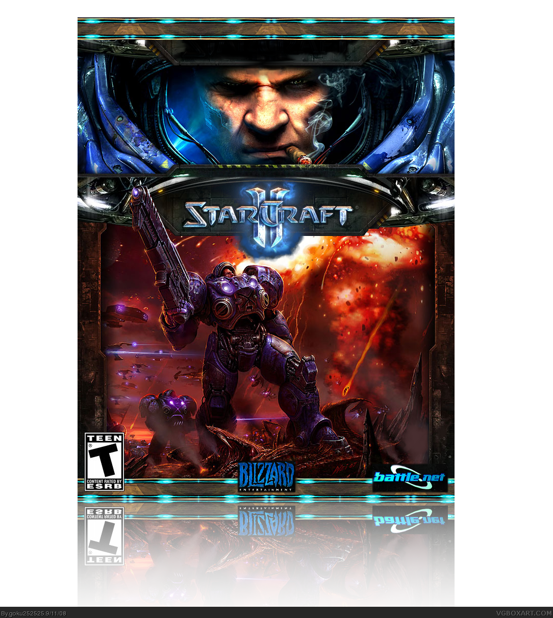 StarCraft II box cover