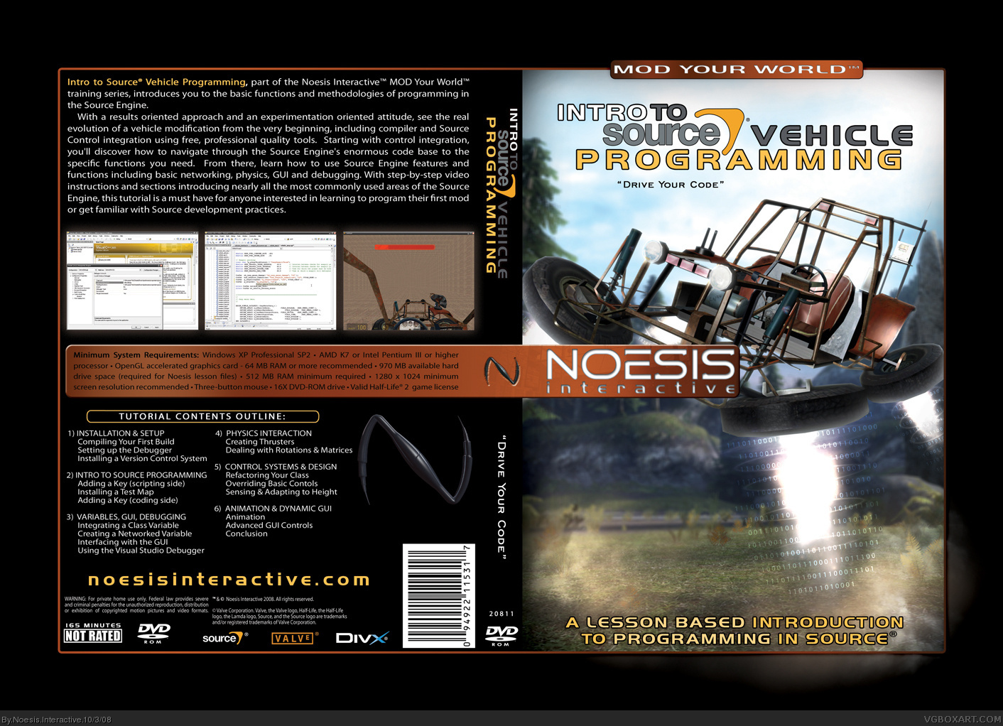 Noesis Interactive -Source Vehicle Programming box cover