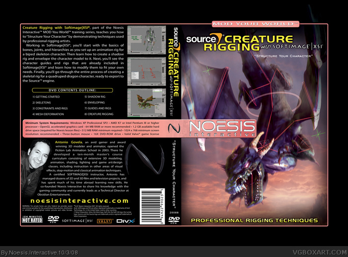 Noesis Interactive -Source Creature Rigging box art cover