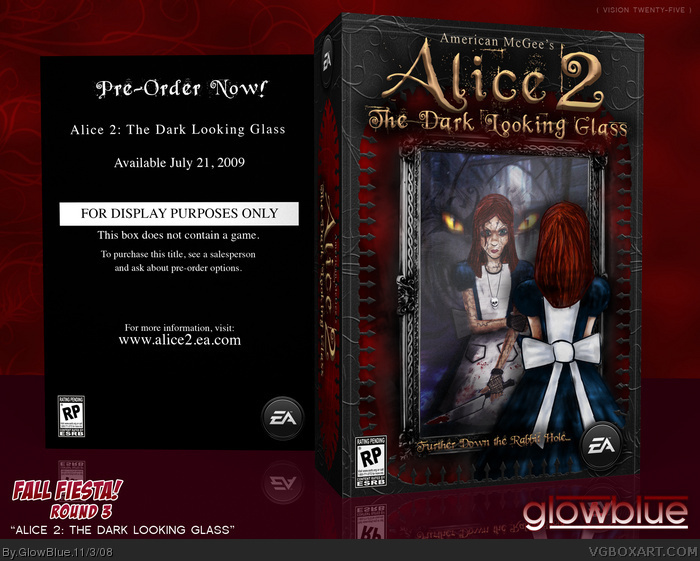 Alice 2: The Dark Looking Glass box art cover