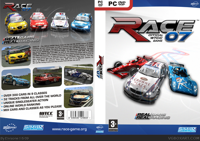 Race 07 box art cover