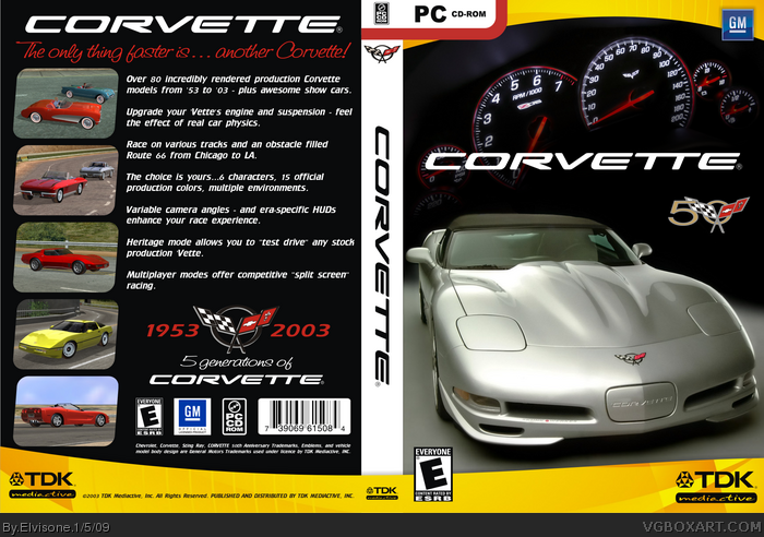 Corvette box art cover