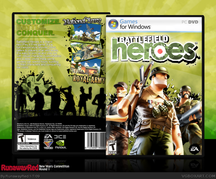 Battlefield: Heroes box art cover