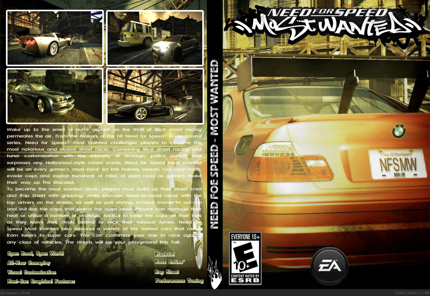 Need for Speed: Most Wanted box cover