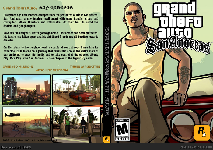 Grand Theft Auto: San Andreas Box Cover Comments