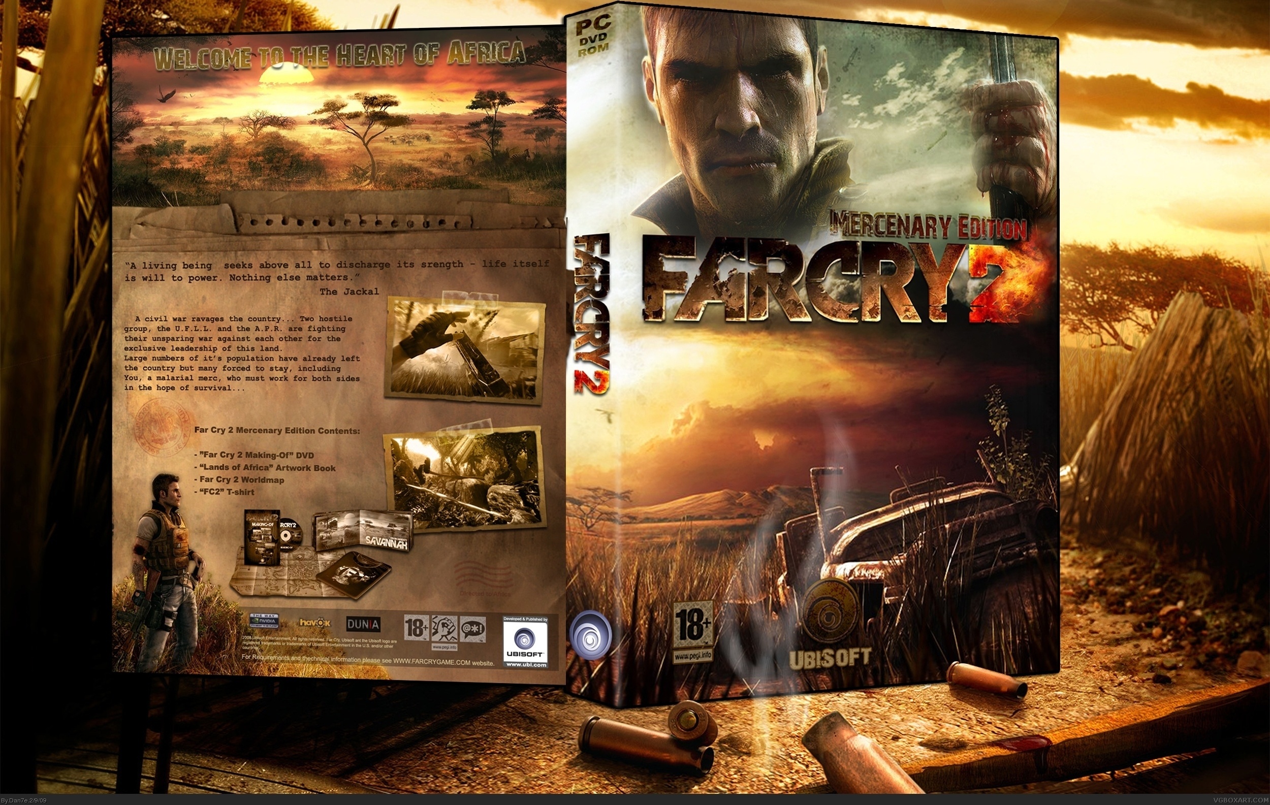 Far Cry Mercenary Edition box cover