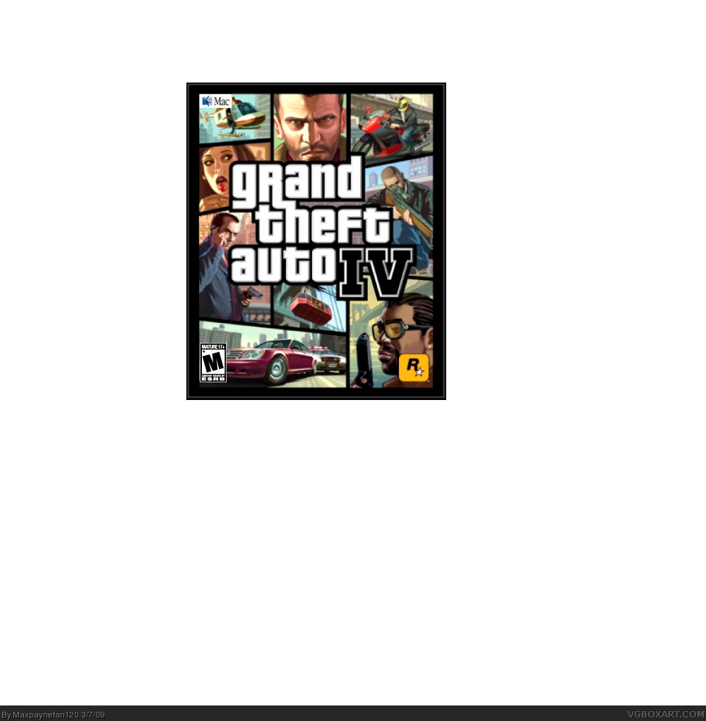 Grand Theft Auto IV Mac box cover