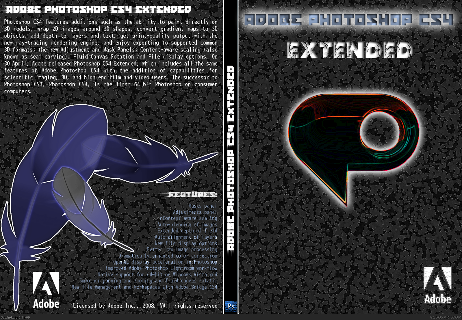 Adobe Photoshop CS4 Extended box cover