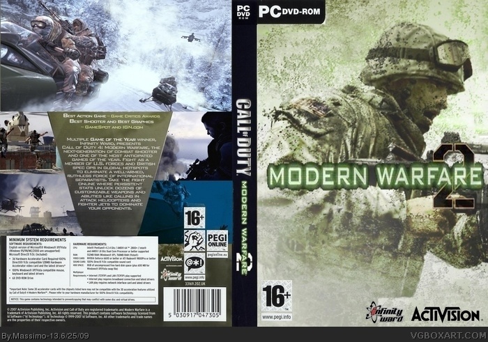 Call of Duty Modern Warfare II 2022 PC Cover by psycosid09 on DeviantArt