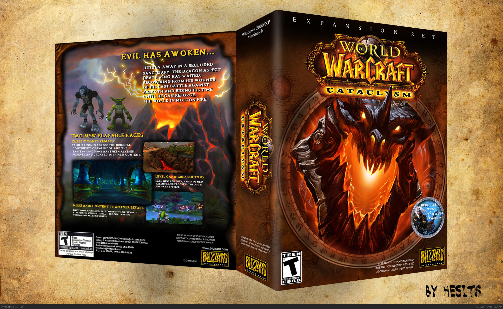 World of Warcraft Cataclysm Collector's Edition обложка